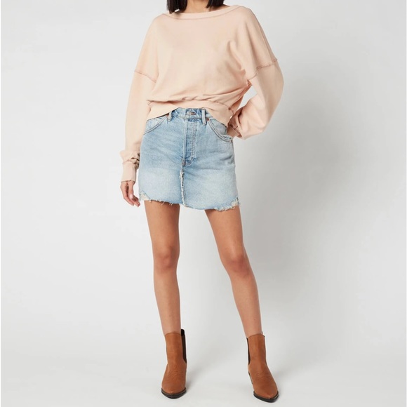 Free People Take Me Back Pullover Sweatshirt - Picture 4 of 8